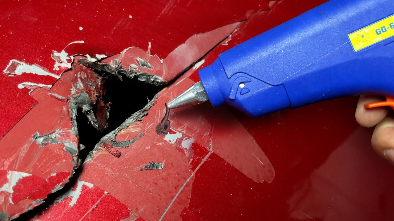 Ingenious Way To Repair Broken Plastics Bumper With Plastic Welding Method!