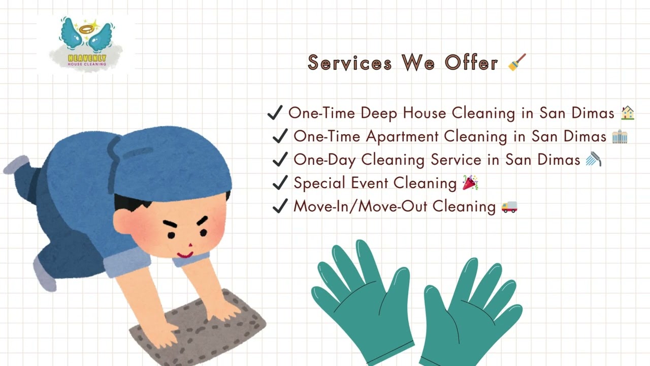 ✨ One Time & One Day Cleaning Services in San Dimas Fast, Fresh & Flawless! 🏡🧹
