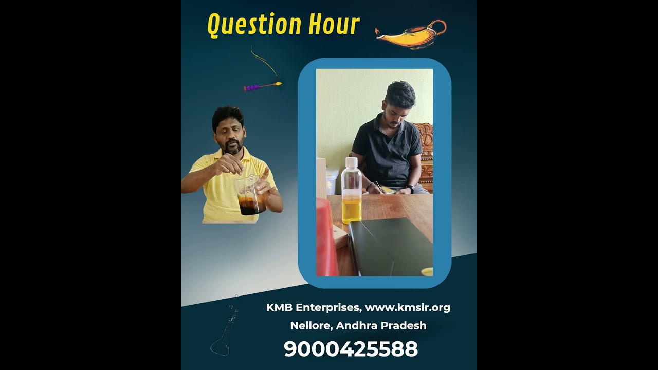 Creative calculations, the art of Lamp oil making 