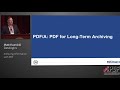 A brief introduction to archiving information with PDF | Matt Kuznicki | Datalogics