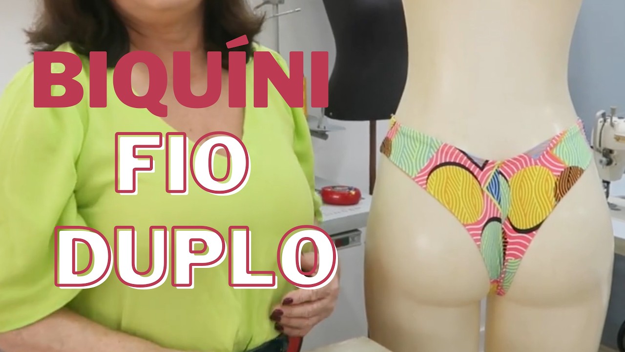 Como fazer biquini fio duplo