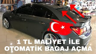 1 Tl Mali̇yet İle Otomati̇k Bagaj Açma