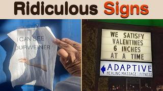 Ridiculous Signs | Nonstop Funny Signs That Keep Getting Better With Every Photo || Sign Hub