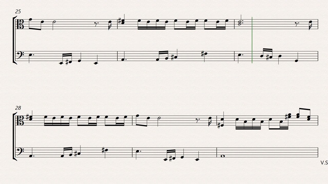 coldplay trouble viola and trombone sheet music