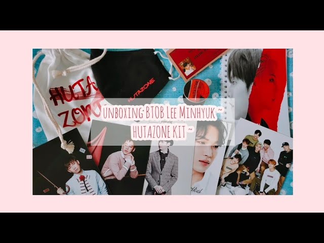 BTOB ミニョク hutazone コンプリートセット unboxing 비투비 BTOB Lee Minhyuk (이민혁) / HUTAZONE KIT ~ KPOP