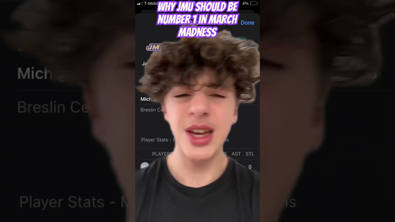 Why JMU should be number 1 in March Madness 