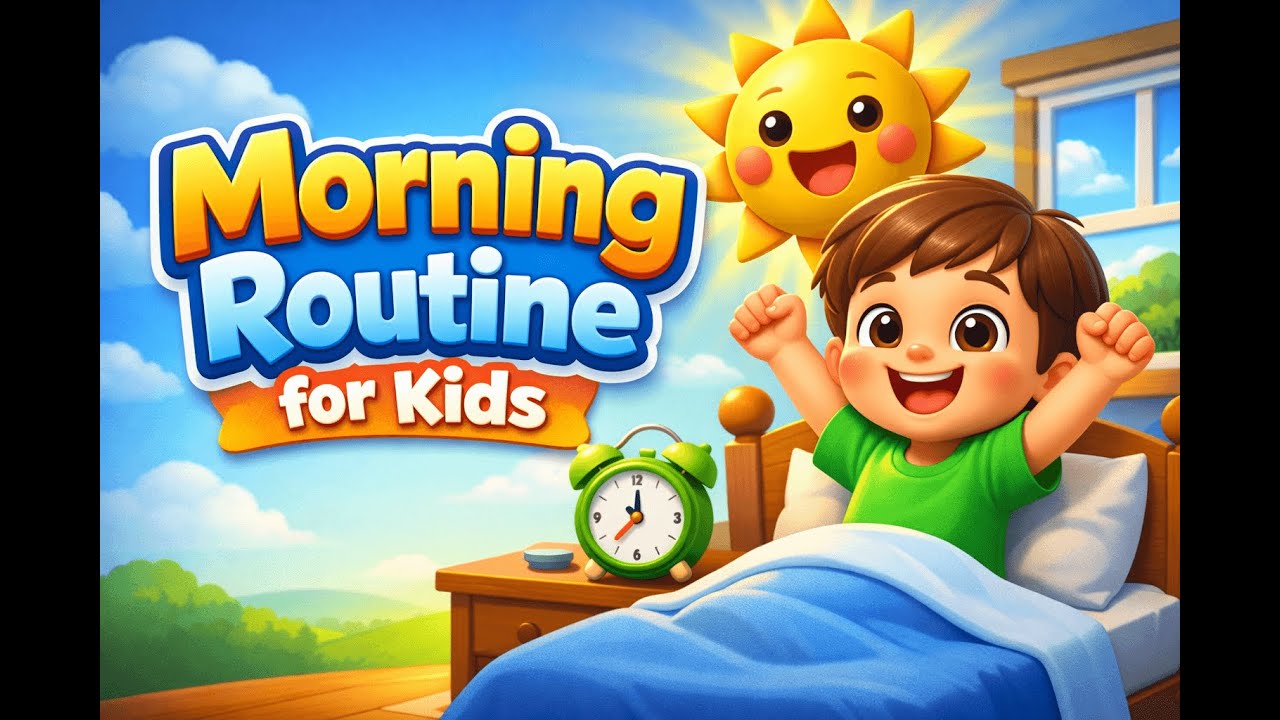 🌞 Здоровый утренний распорядок для детей | Ежедневные привычки для счастливых детей 🌞🌞🌞