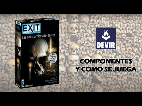 Exit Las Catacumbas del Terror, componentes y cómo se juega