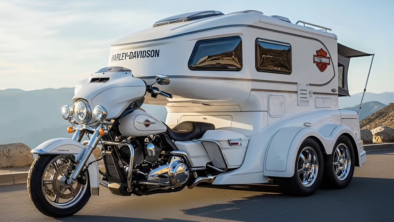 Мотоцикл Harley-Davidson Camper Bike 2025 года – переосмысление понятия «абсолютная свобода в пут...