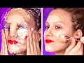 TUTORIAL DE MAQUILLAJES VIRALES || 20+ maneras inusuales de aplicar maquillaje