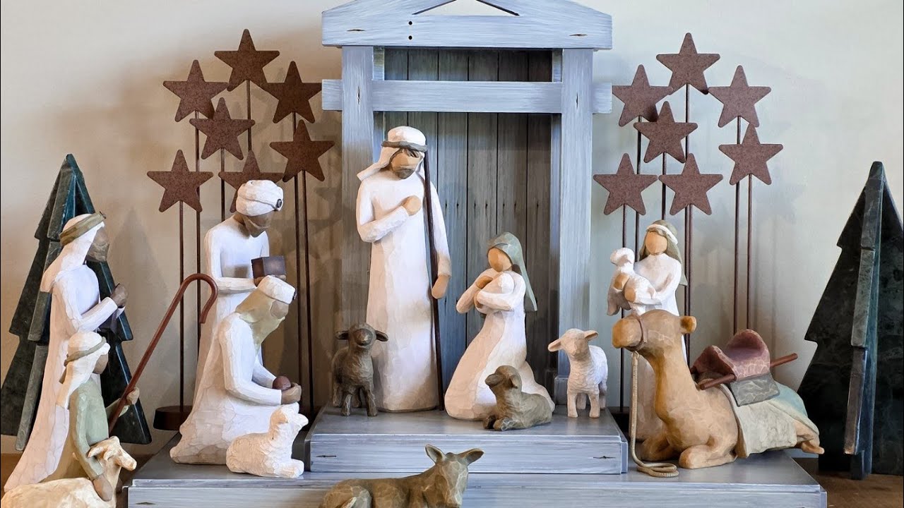 Start Your Willow Tree Nativity Collection | Starter Figurines & Star Backdrop Review