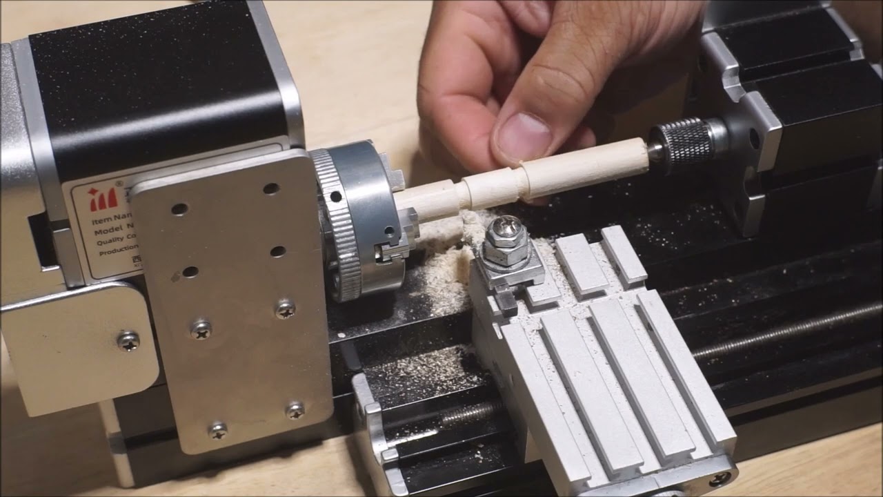 Turning Wood on the Zhengrui / Zrcc04060 Mini Lathe - YouTube