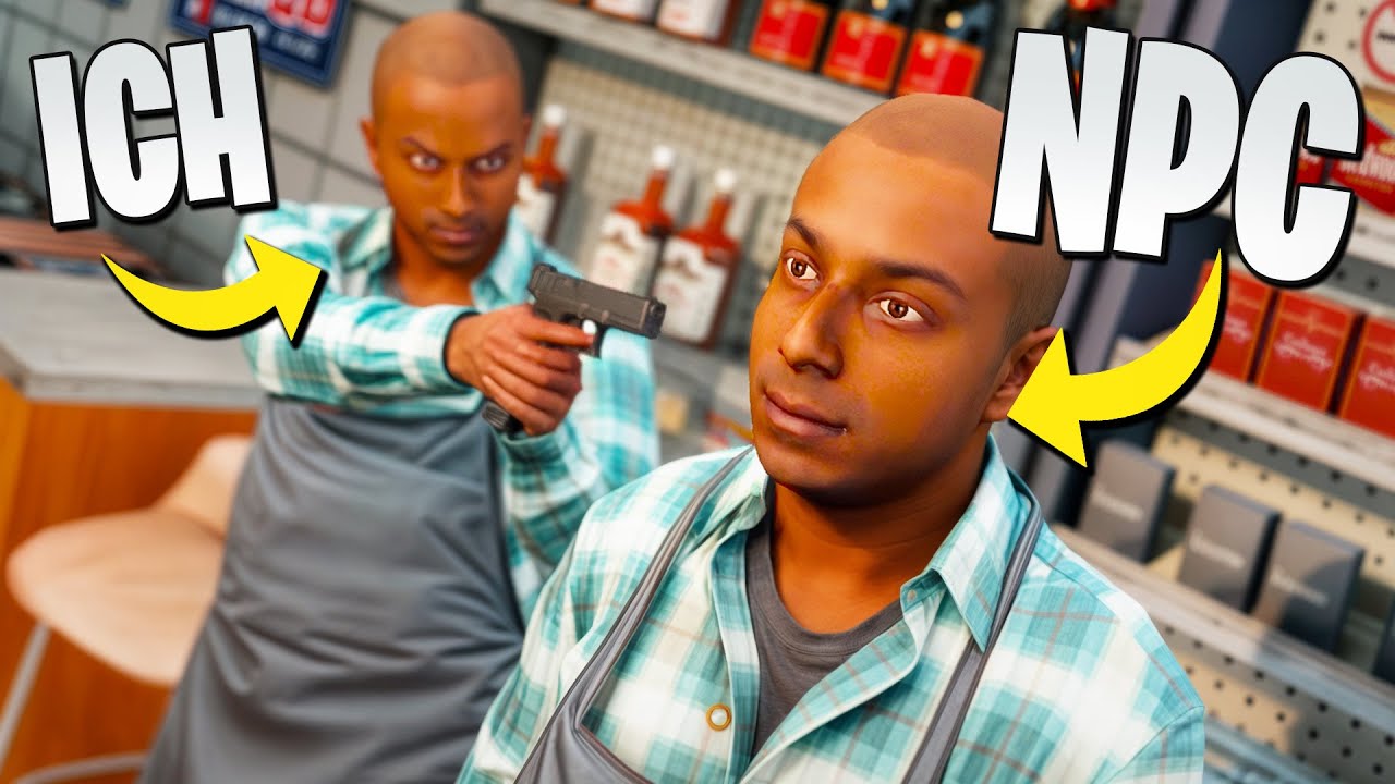 Keiner merkt, dass ich ein FAKE NPC bin... bis der ÜBERFALL kommt! 😳 | GTA 5 RP Real Life Online