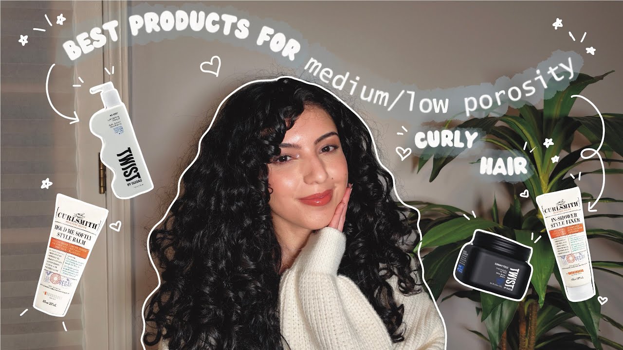 Best Products For Medium/Low Porosity Curly Hair 💕 | Curly Hair Guide | Hebarrietty