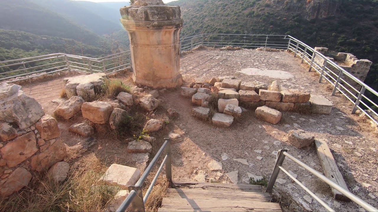 ISRAEL - Monfort Crusader Fortress פארק לאומי מונפורט