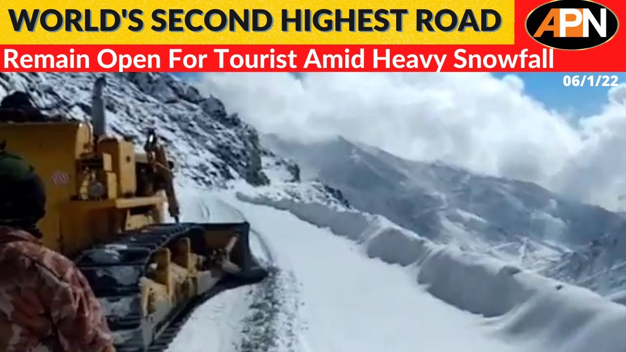 Watch: The World’s Second-Highest Motorable Remain Open Amid Heavy Snowfall