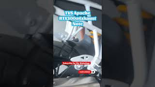 TVS Apache RTX 300 | Silencer Sound ExhaustNote | #ApacheRTX #AdventureBike #Throttle #RTXD4