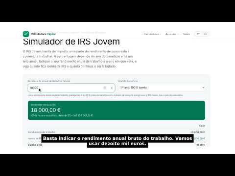 Simulador de IRS Jovem