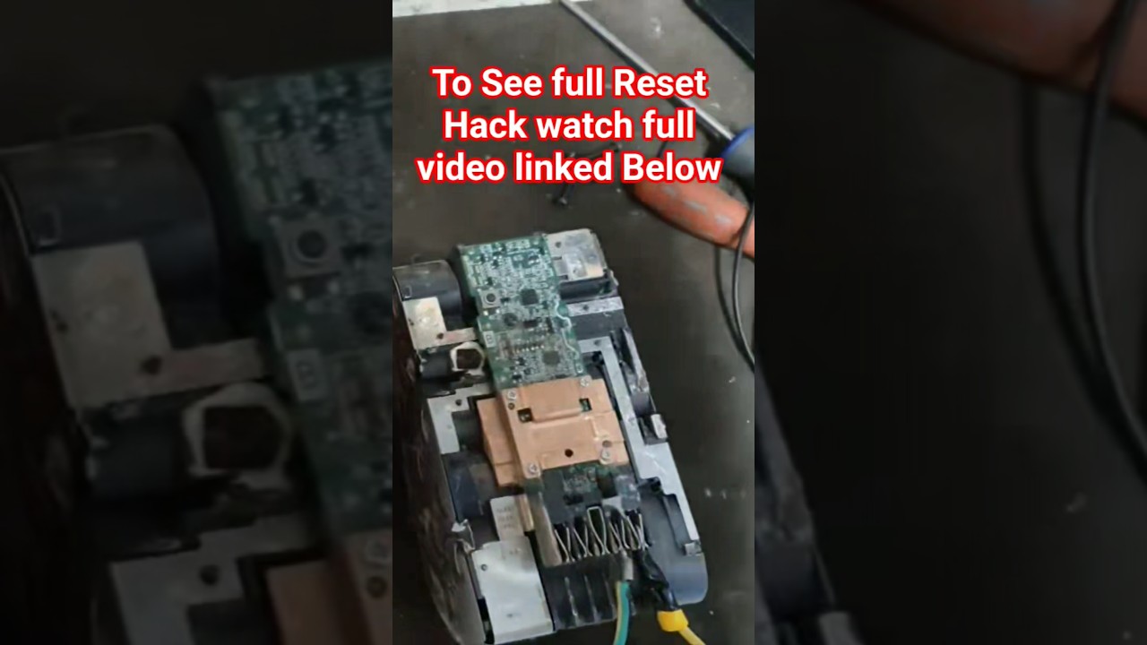 Resetting Milwaukee M18 12ah battery 