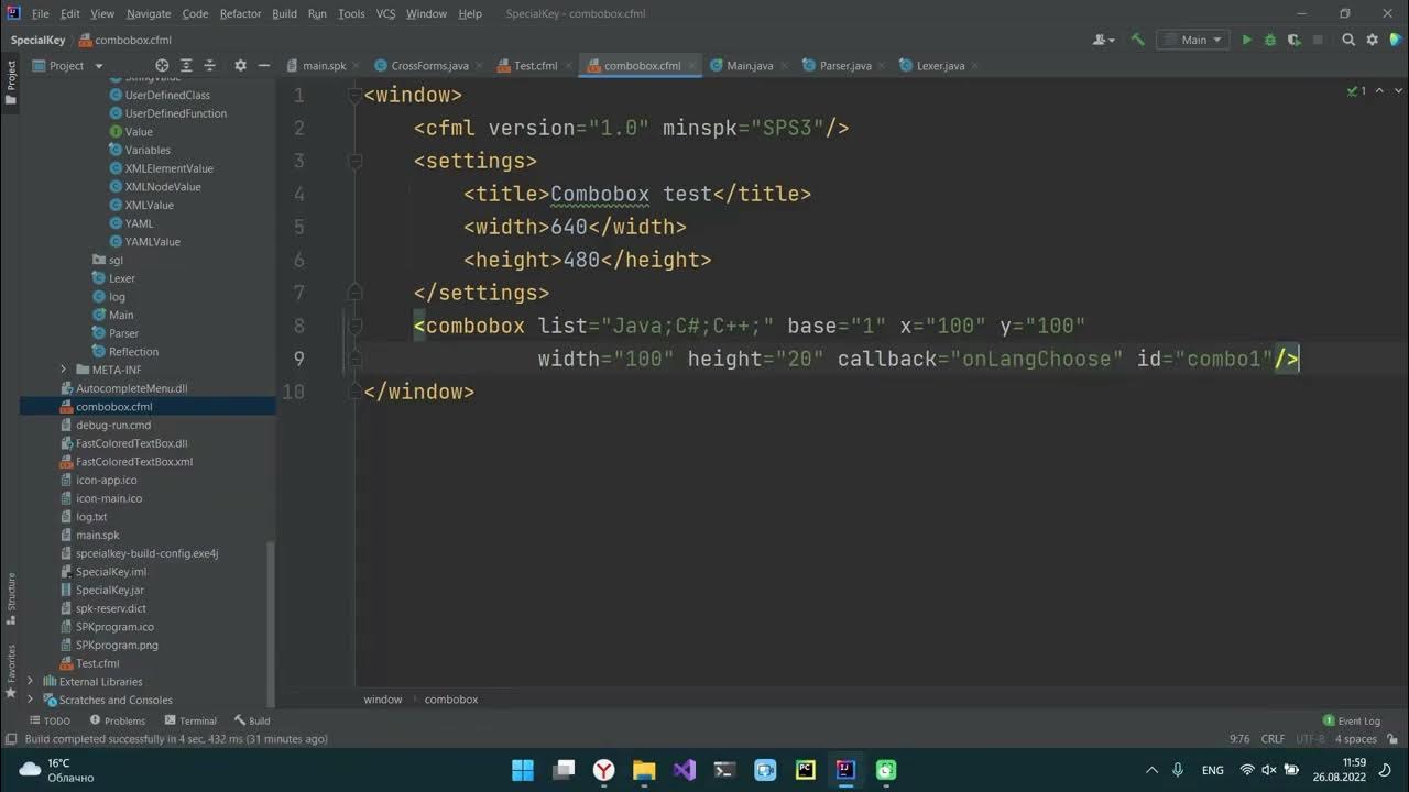 Env config
