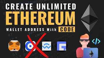 Create Unlimited Ethereum Wallet Address With Code | No Wallet Provider | Ethereum Wallet Address