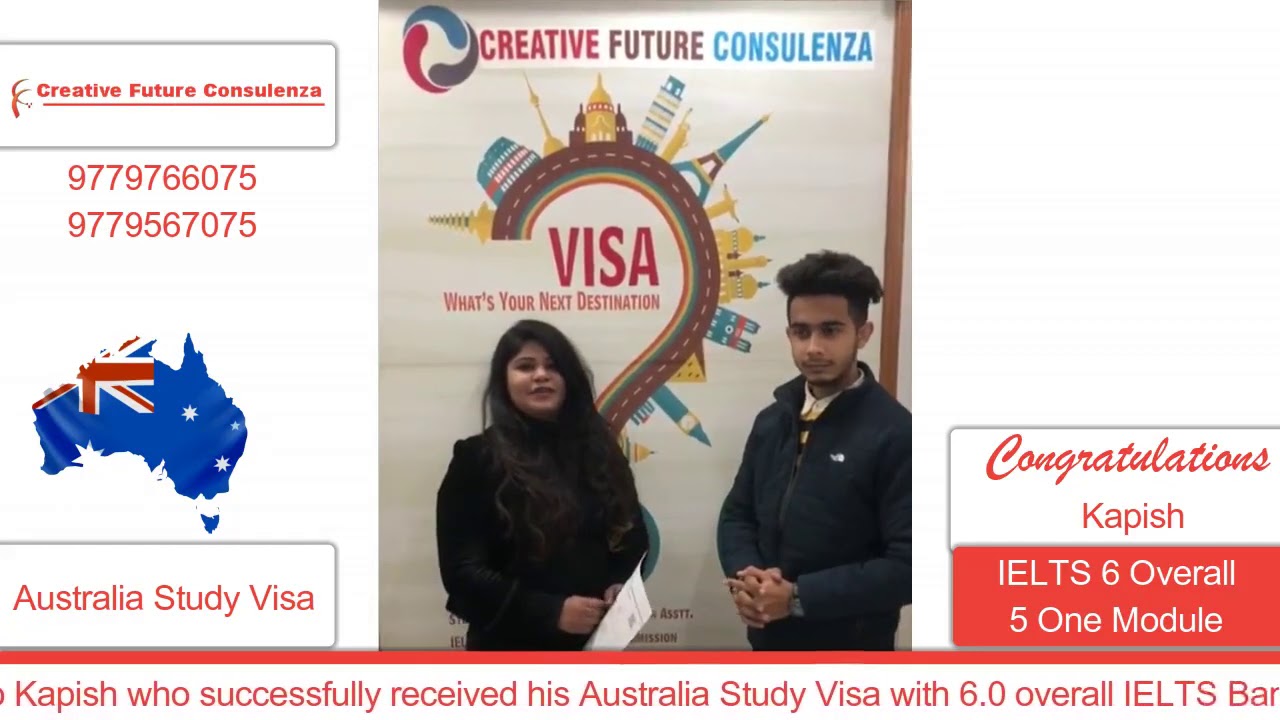 Cfc education mohali success story Australia study visa with 5.5