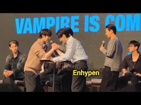 ENHYPEN At VAMPIRE IS COMING Offline Event In Hong Kong Today 