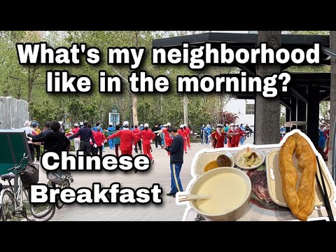 Typical Morning Sights in Baoding city | Walking around my neighborhood | Hebei Province, China