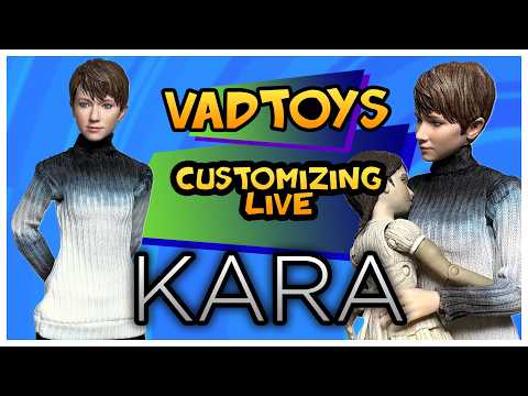 Customizing Live - Kara Detroit Become Human Custom Figure