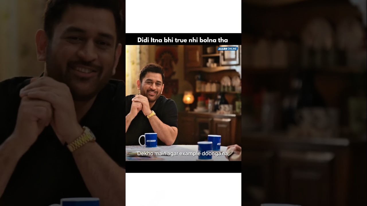 MS Dhoni meets NEET champ Allen Online Podcast