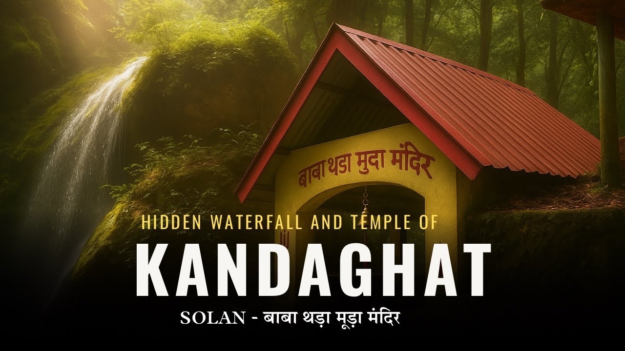 Hidden Temple & Waterfall In Solan | Kandaghat | कहानी बाबा थड़ा मूड़ा मंदिर की | KKSB VLOGS