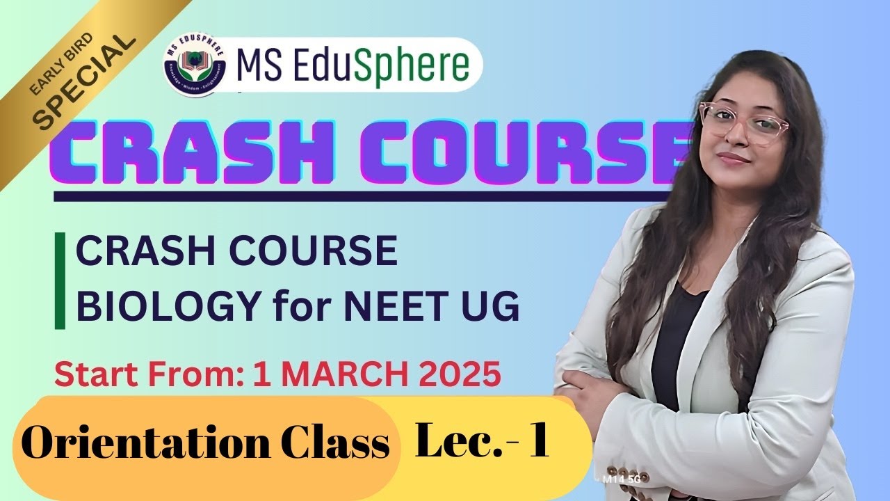 NEET 2025 Crash Course | NEET UG 2025 | Crash Course Biology | NEET ...