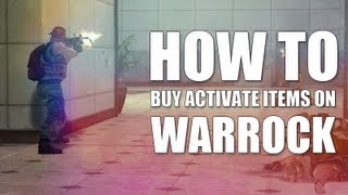 How to buy and activate items on WarRock Global