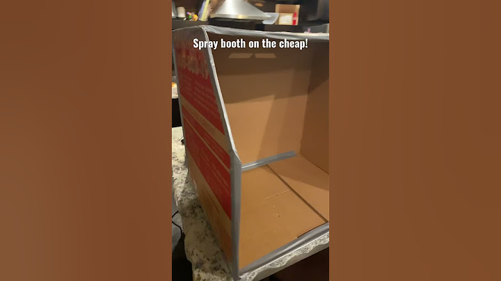 DIY spray booth for upcoming project!