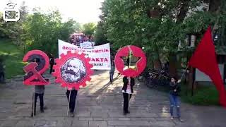 Odtüde Binlerce Öğrenci Devrim Yürüyüşü Gerçekleştirdi