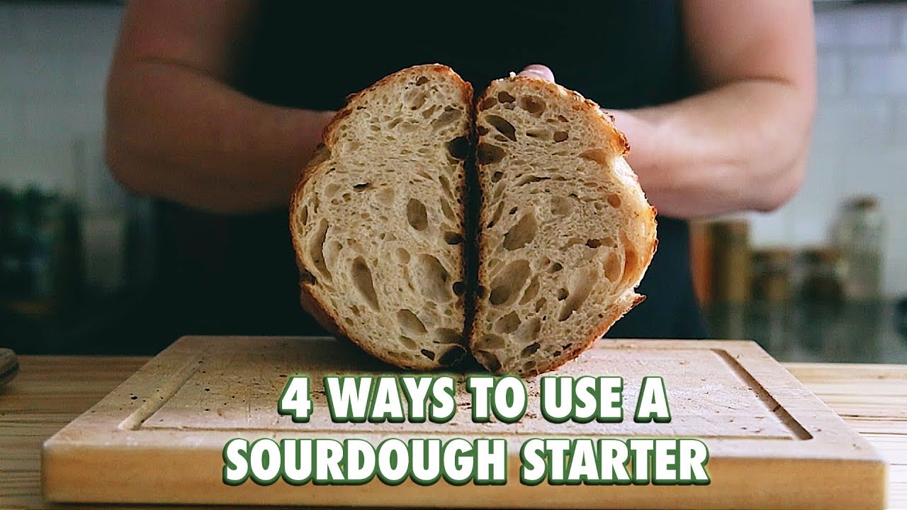 4 (Easy) Ways To Use A Sourdough Starter | Joshua Weissman