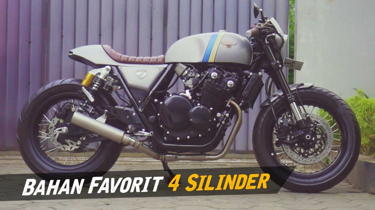 Custom CB400 Cafe Racer Suaranya Sadis Coy AtenxKatros YouTube