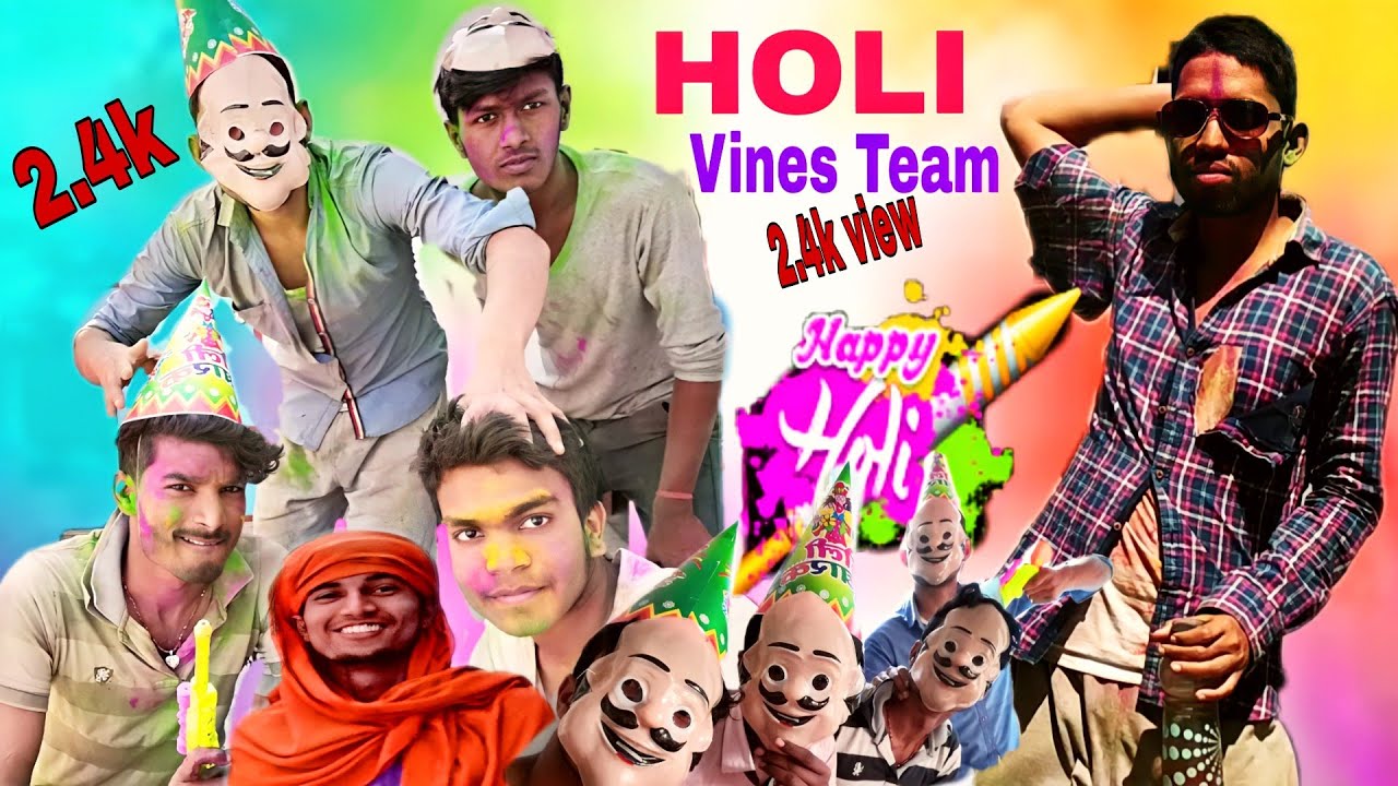 Types of holi in india |indian holi | holi vines team gp katihar |  holi video 2019 