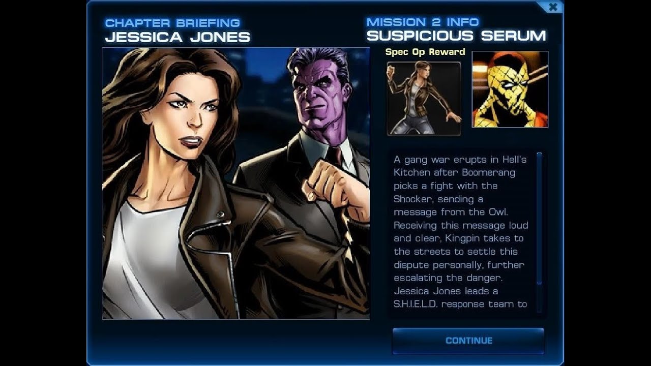 Special Operation 31: Jessica Jones, Mission 2: Suspicious Serum