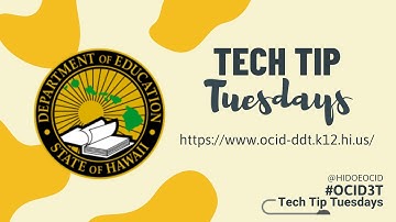 OCID Tech Tip Tuesday: Google Chat