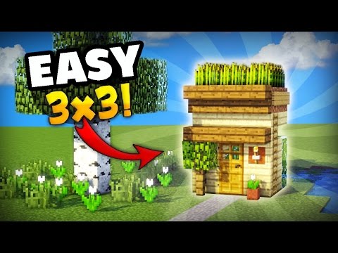 minecraft:-how-to-make-the-smallest-house-you-can-make-in-survival!-great-for-your-first-day