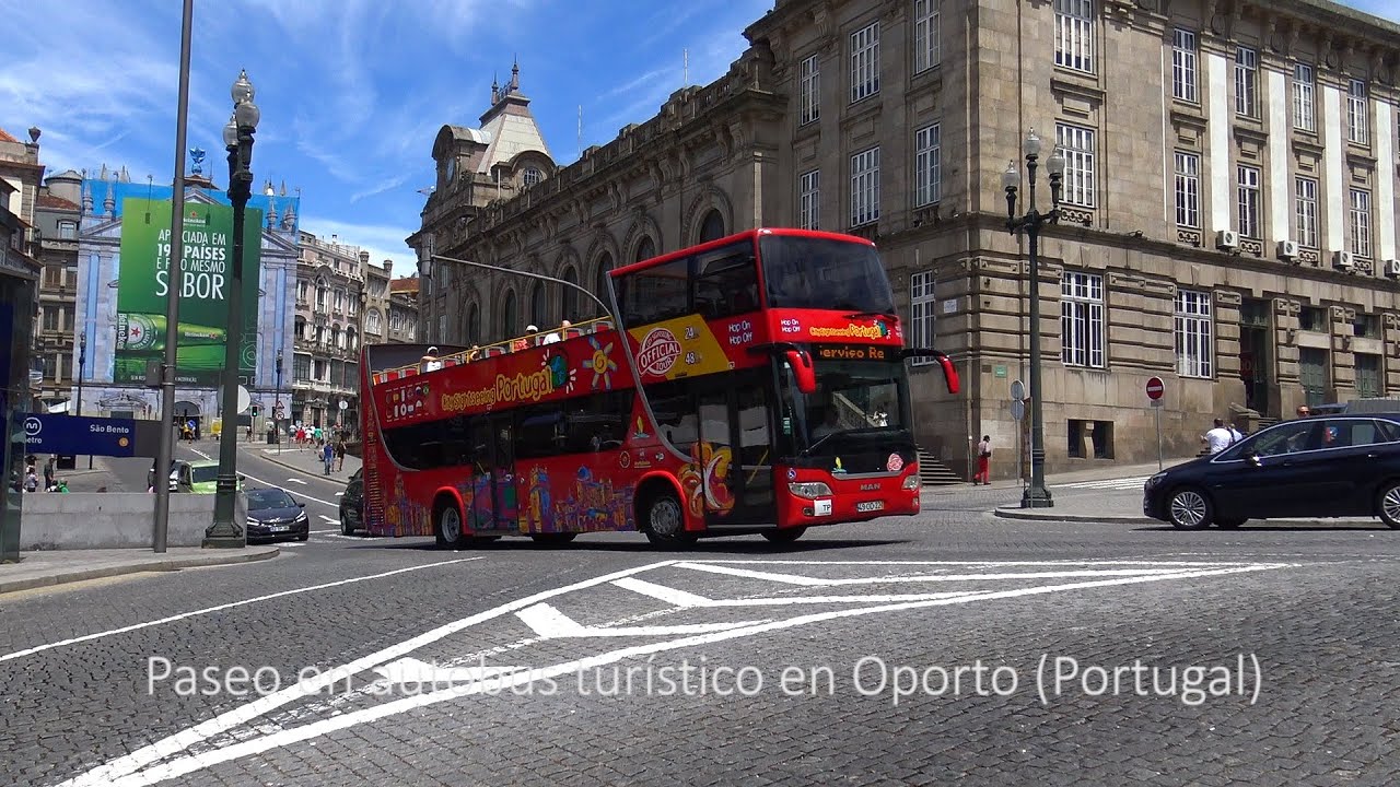 Paseo autobús turístico en Oporto (Portugal) YouTube