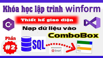 Nạp dữ liệu SQL Server vào ComboBox với  winform c# | NT Software