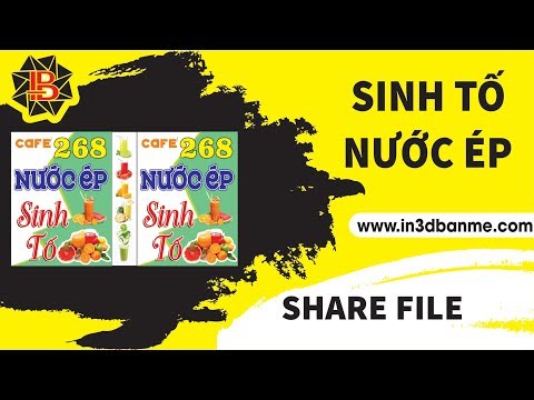 Video [Share File] - BẢNG HIỆU SINH TỐ NƯỚC ÉP - youtube