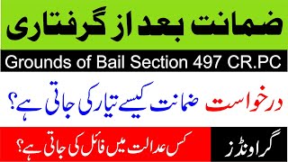 How to Write/Draft Post Arrest Bail Petition | Darkhuwast Zamanat Bad Girftari