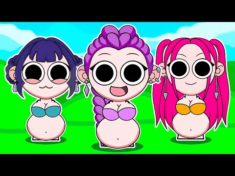 SPRUNKI PREGNANT HUNTR X React In 360 Kpop Demon Hunters 