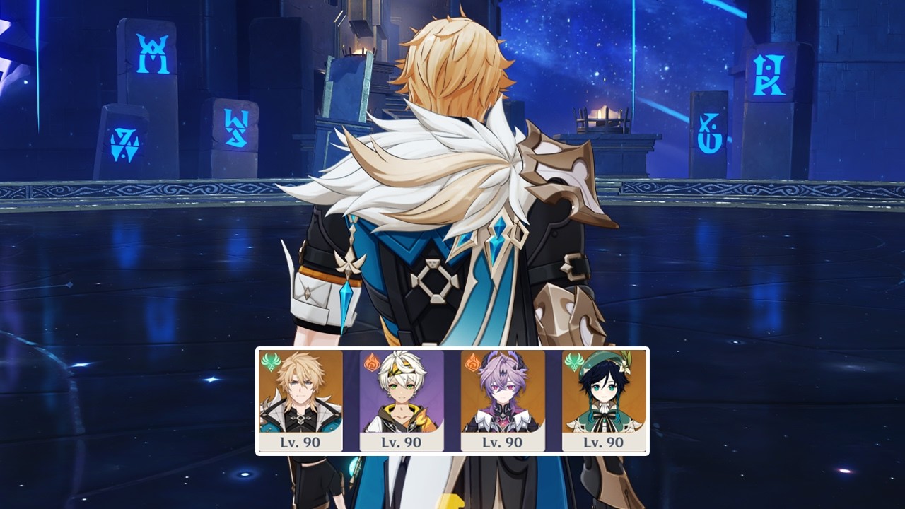 C0 Varka Double Pyro - Varka Bennett Durin Venti | Spiral Abyss 6.4 Luna 5 Genshin Impact