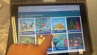 How to use literacy pro-clever student iPad