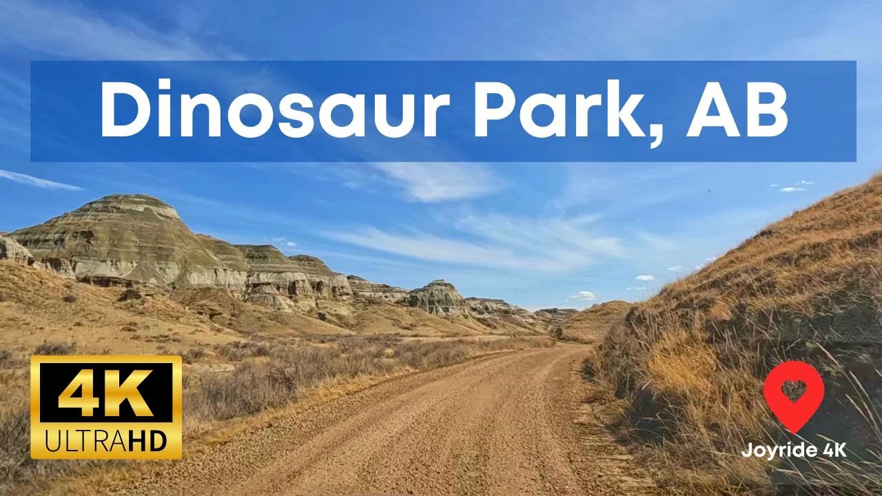 Dinosaur Provincial Park Dashcam Tour [4K] YouTube