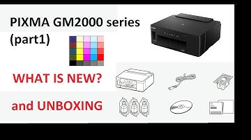 PIXMA GM2000 GM2040 GM2050 (part1) - Product overview and Unboxing